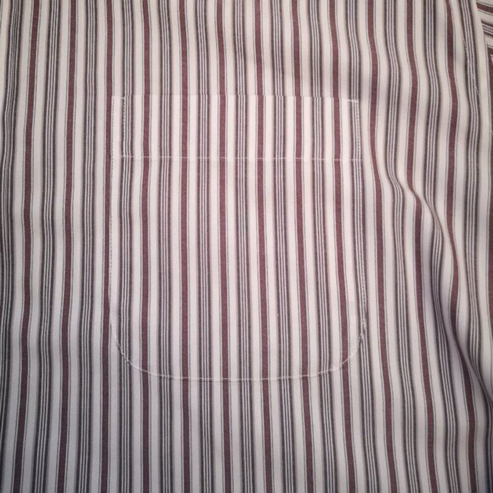 Eddie Bauer Relaxed Fit Mens Size XL Wrinkle Resistant Striped Shirt - Picture 7 of 12